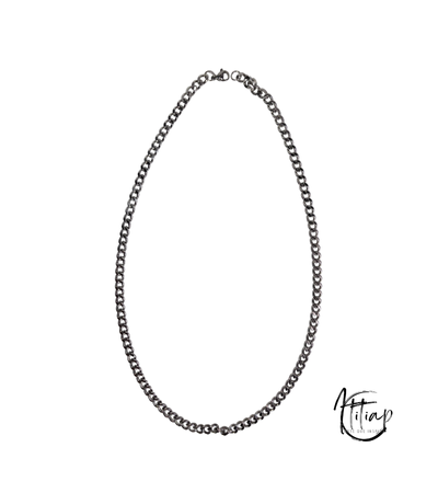 Collares Cubanos de Acero Inoxidable - hombres y mujeres